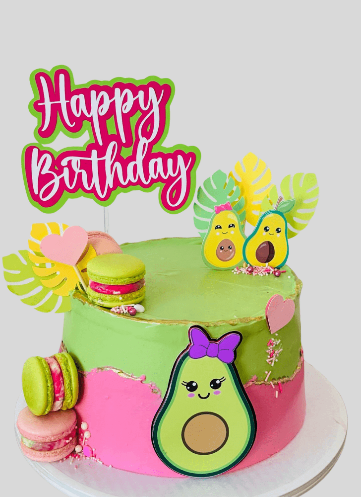 Admirable Avocado Cake Design