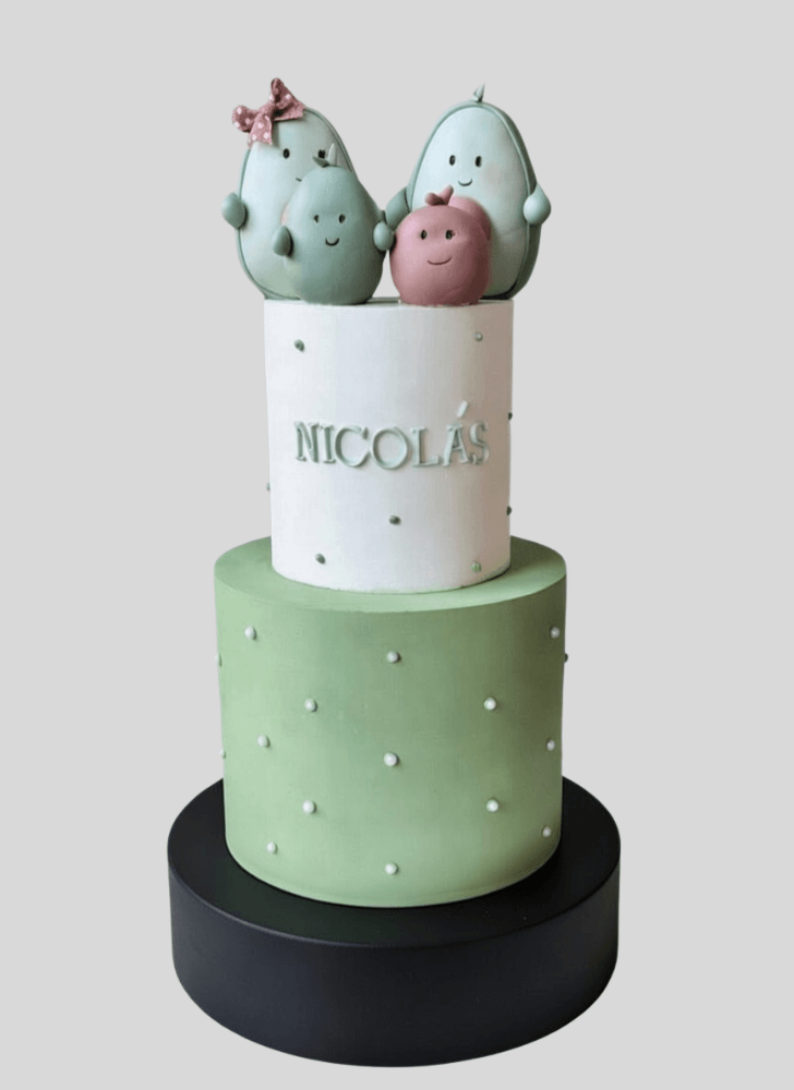 Lovely Avocado Cake Design