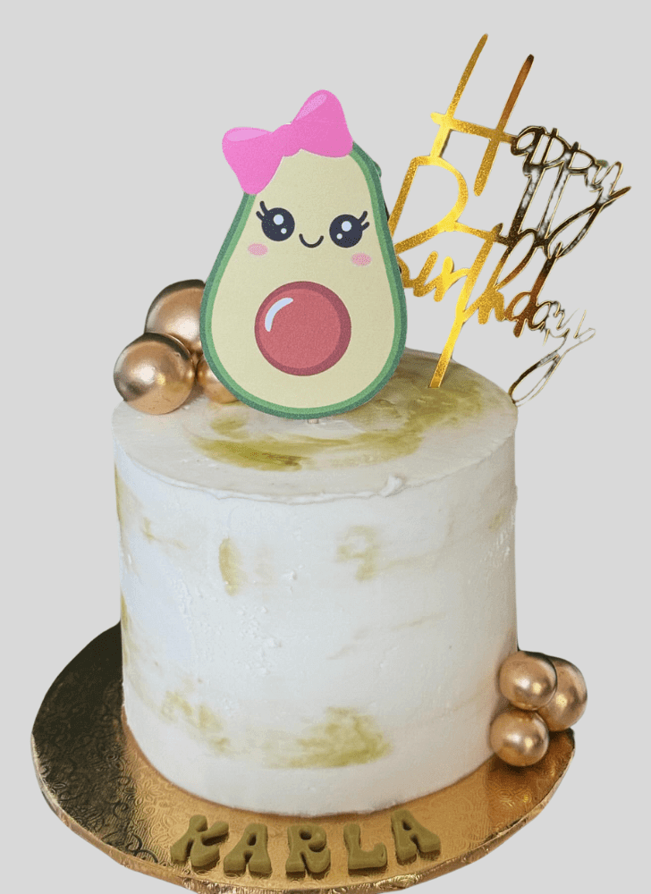 Wonderful Avocado Cake Design
