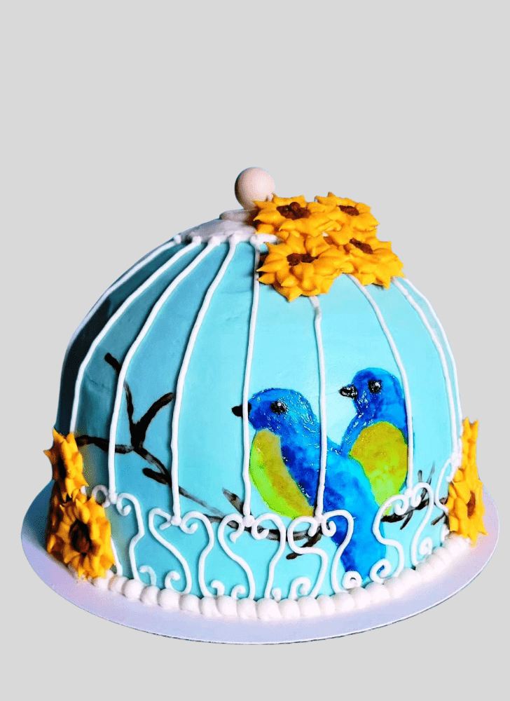 Enthralling Blue Bird Cake