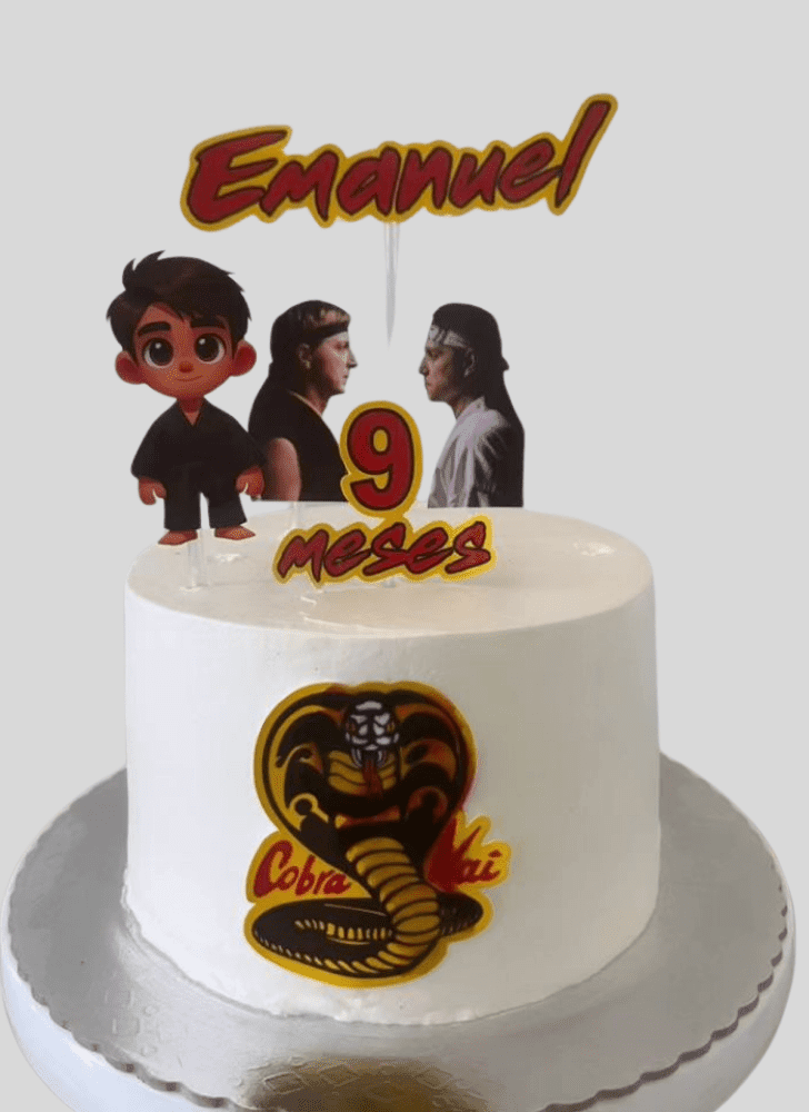 Adorable Cobra Kai Cake