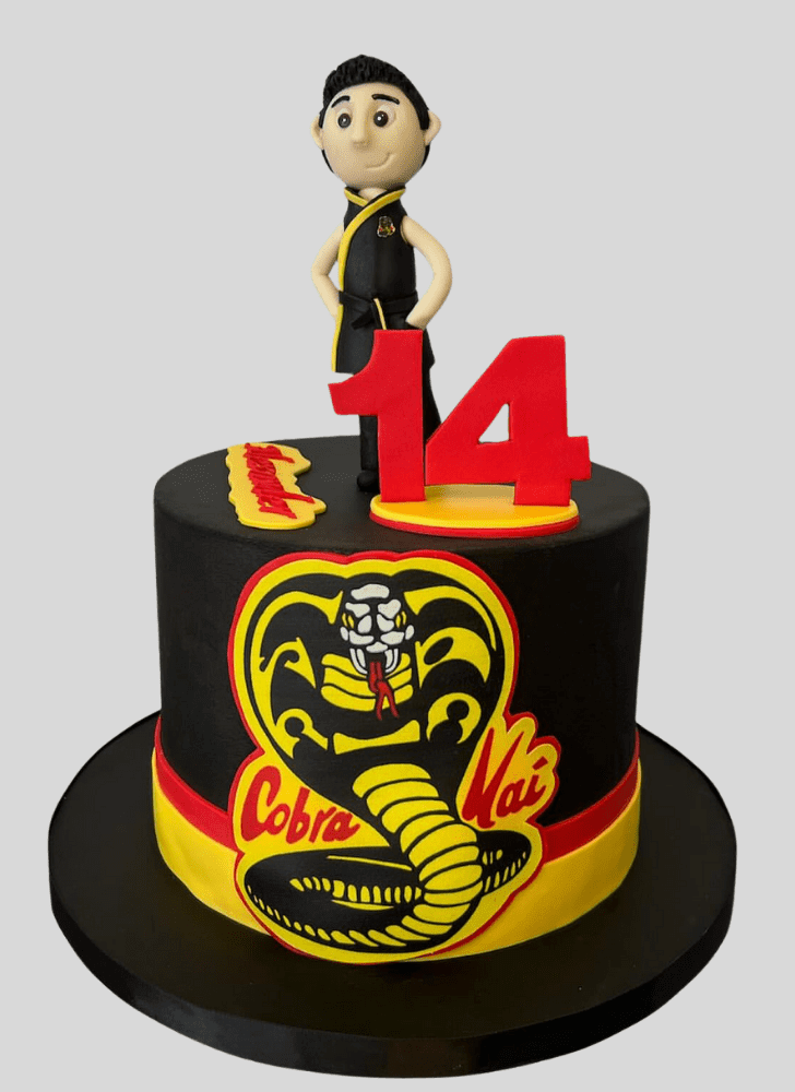 Alluring Cobra Kai Cake