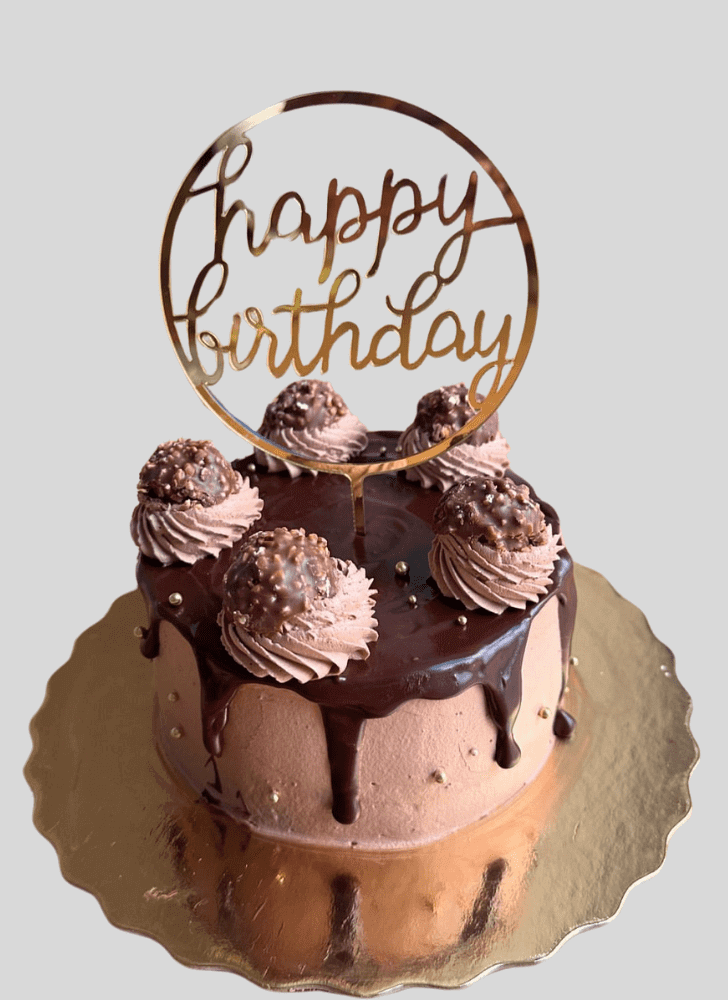 Adorable Ferrero Rocher Cake