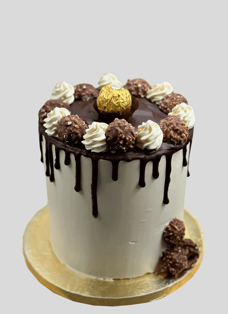 Alluring Ferrero Rocher Cake