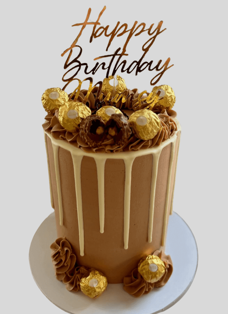 Appealing Ferrero Rocher Cake