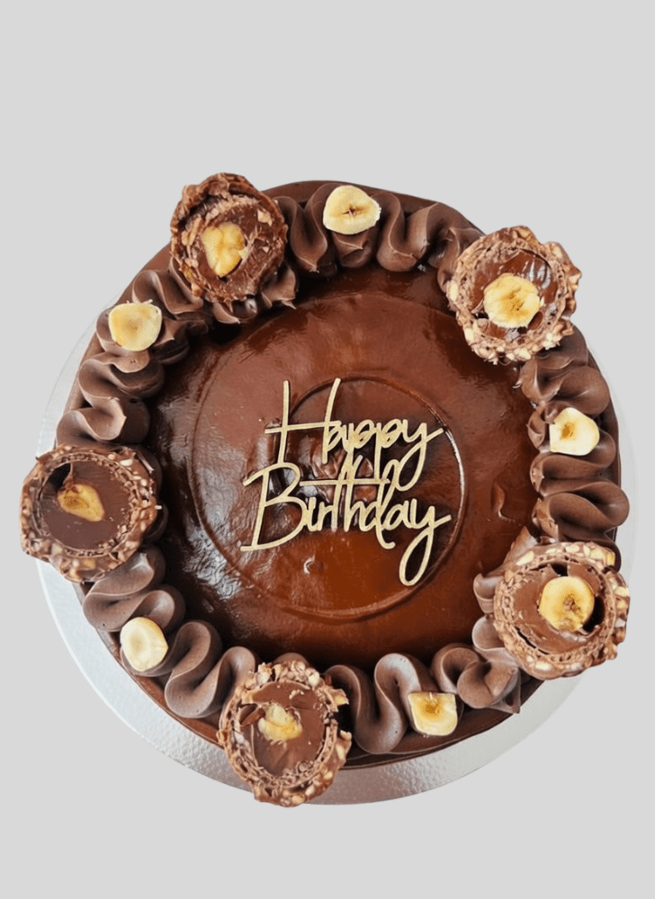 Charming Ferrero Rocher Cake