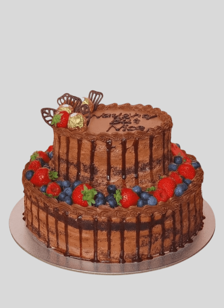 Fascinating Ferrero Rocher Cake