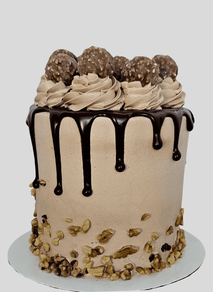 Inviting Ferrero Rocher Cake