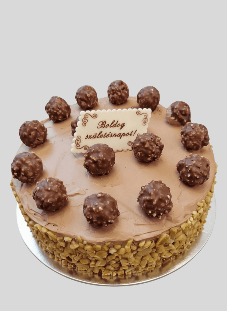 Magnificent Ferrero Rocher Cake