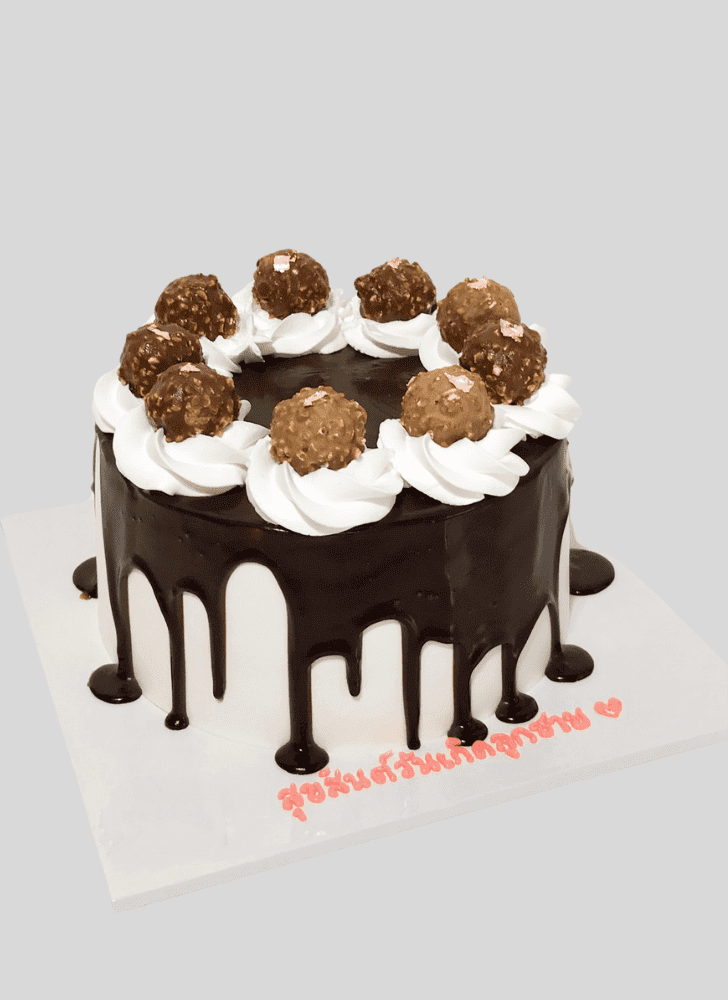 Refined Ferrero Rocher Cake