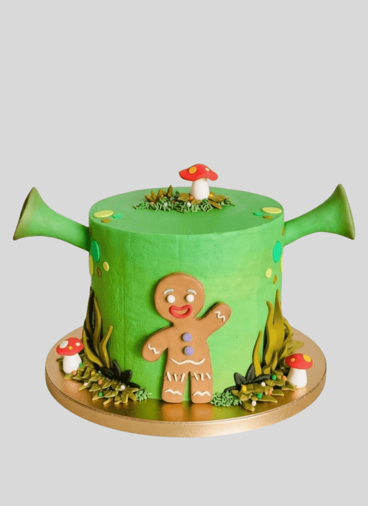 Elegant Shrek Cake