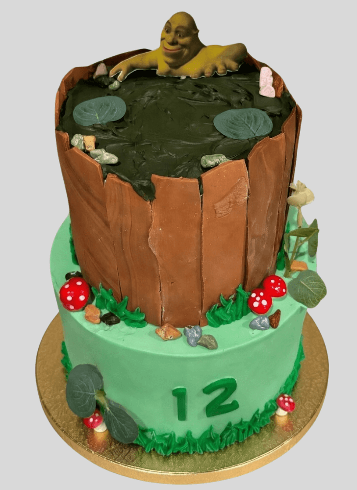 Graceful Shrek Cake