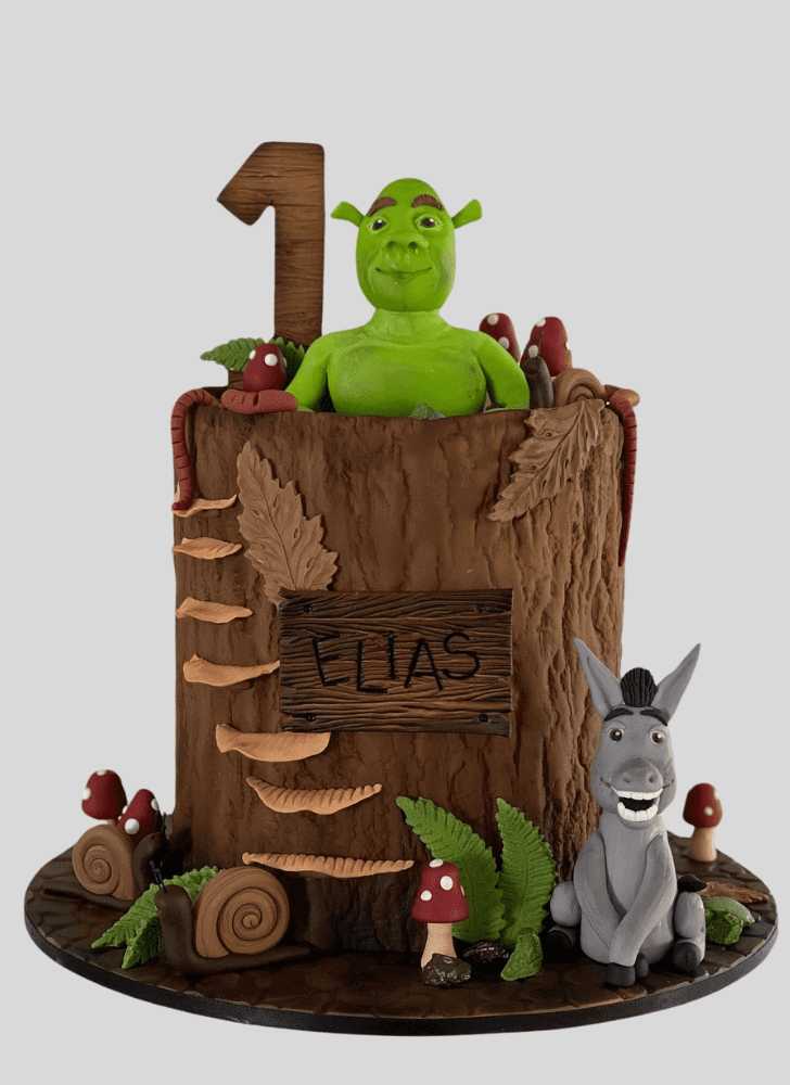 Splendid Shrek Cake