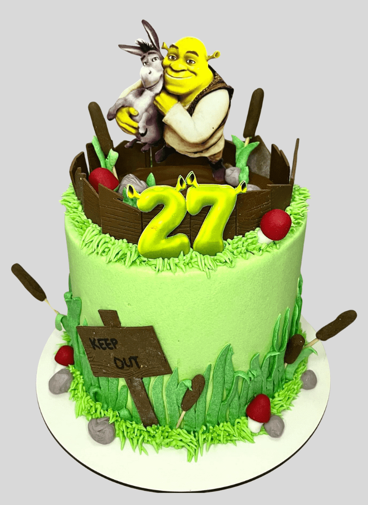 Superb Shrek Cake
