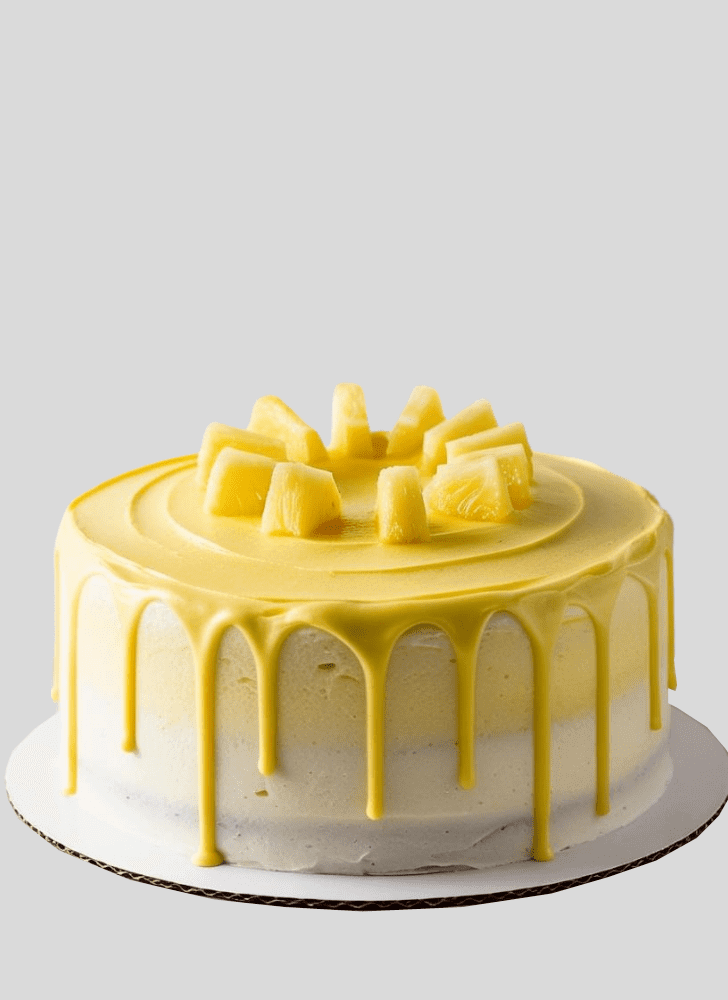 Admirable Pineapple Cake Design