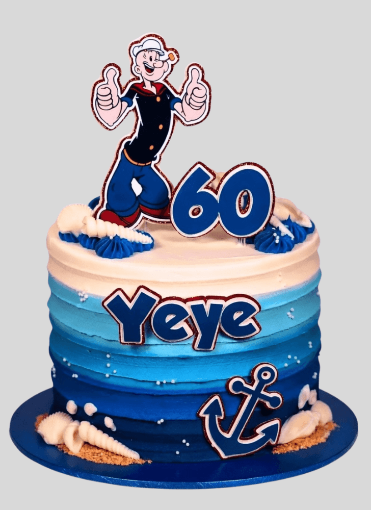 Admirable Popeye Cake Design