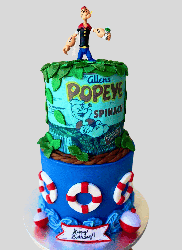 Angelic Popeye Cake