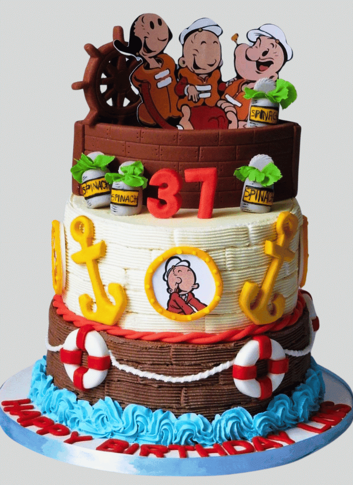 Handsome Popeye Cake