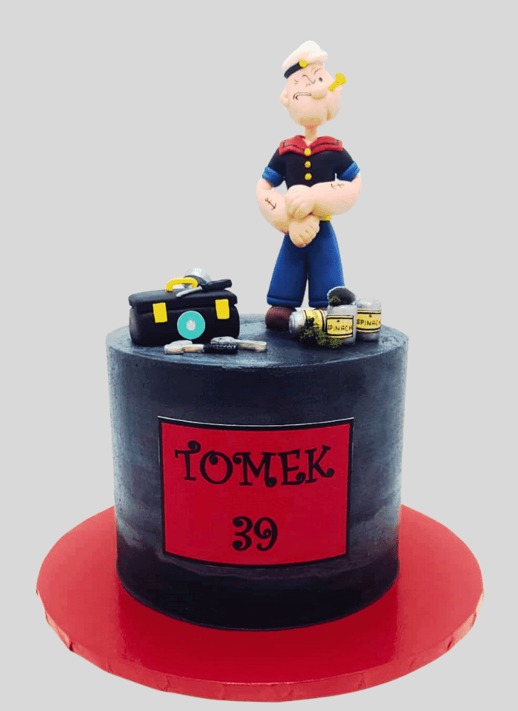 Inviting Popeye Cake