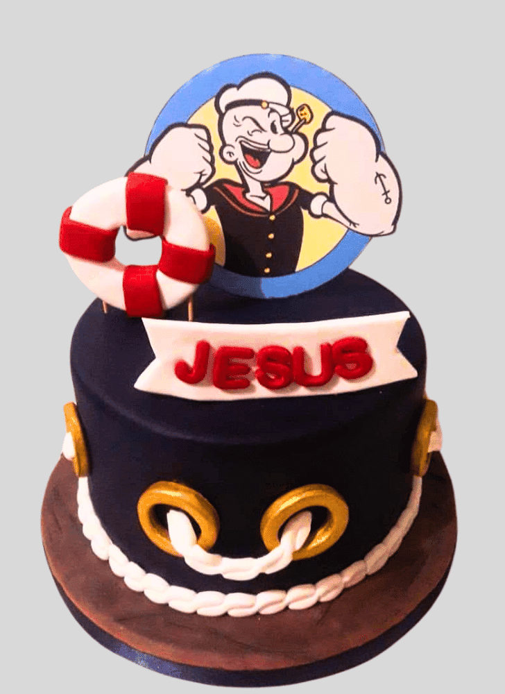 Lovely Popeye Cake Design