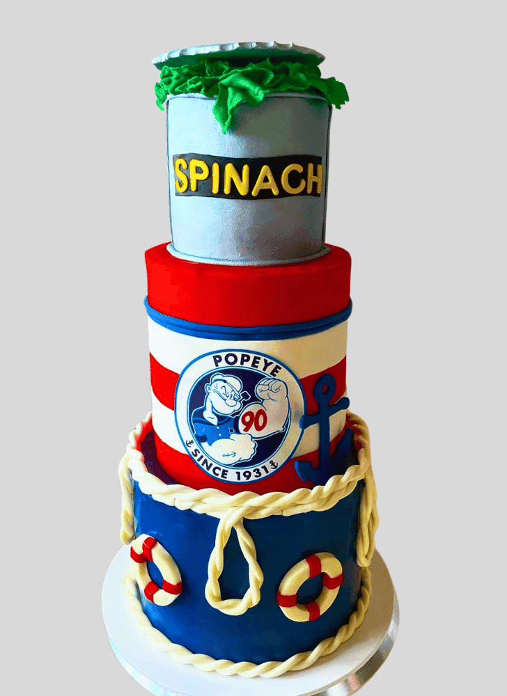 Mesmeric Popeye Cake