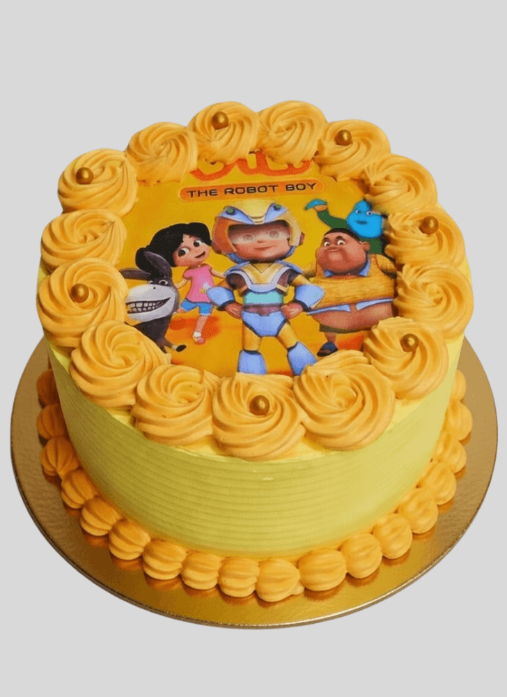 Bewitching Vir The Robot Boy Cake