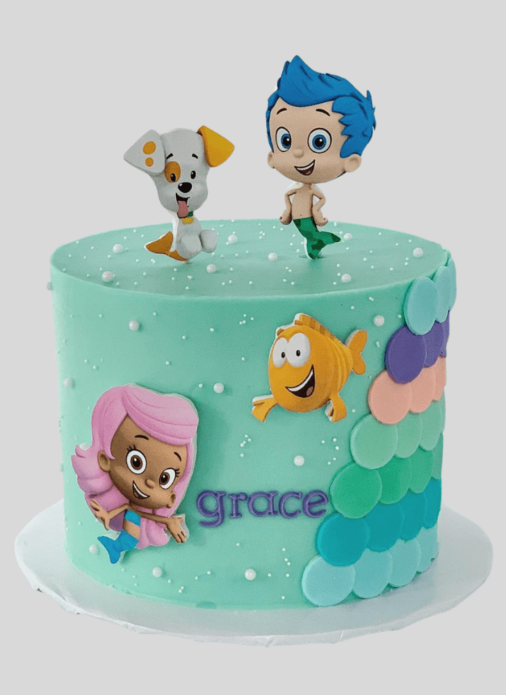Alluring Bubble Guppies Cake