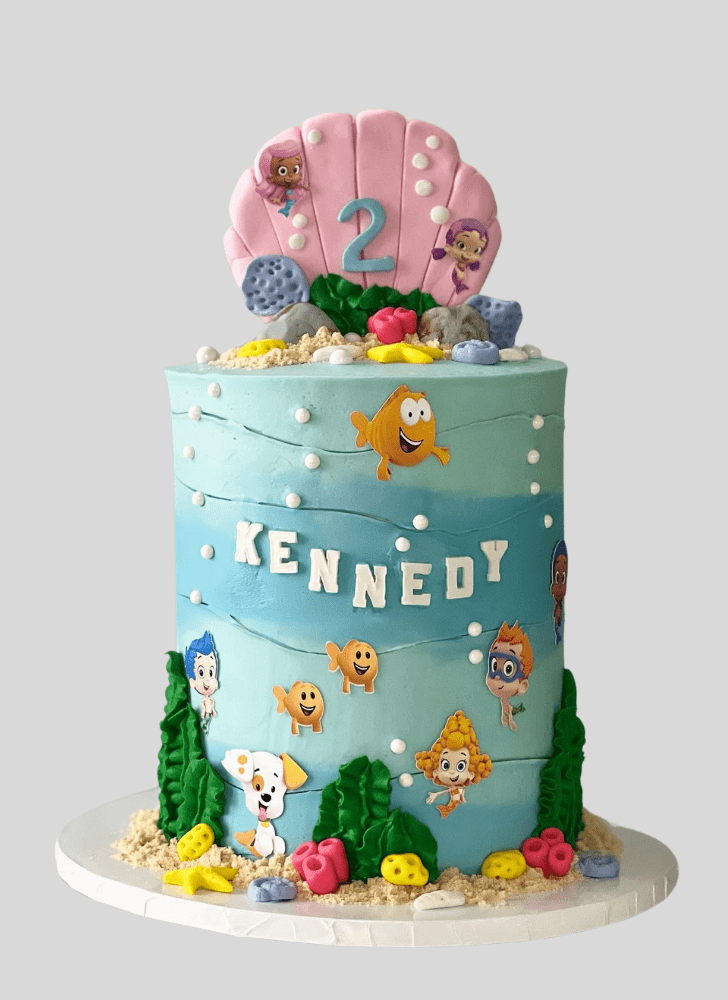 Angelic Bubble Guppies Cake