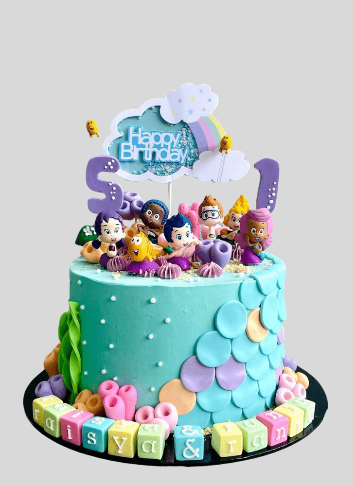 Delicate Bubble Guppies Cake