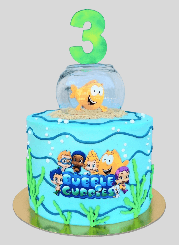 Elegant Bubble Guppies Cake