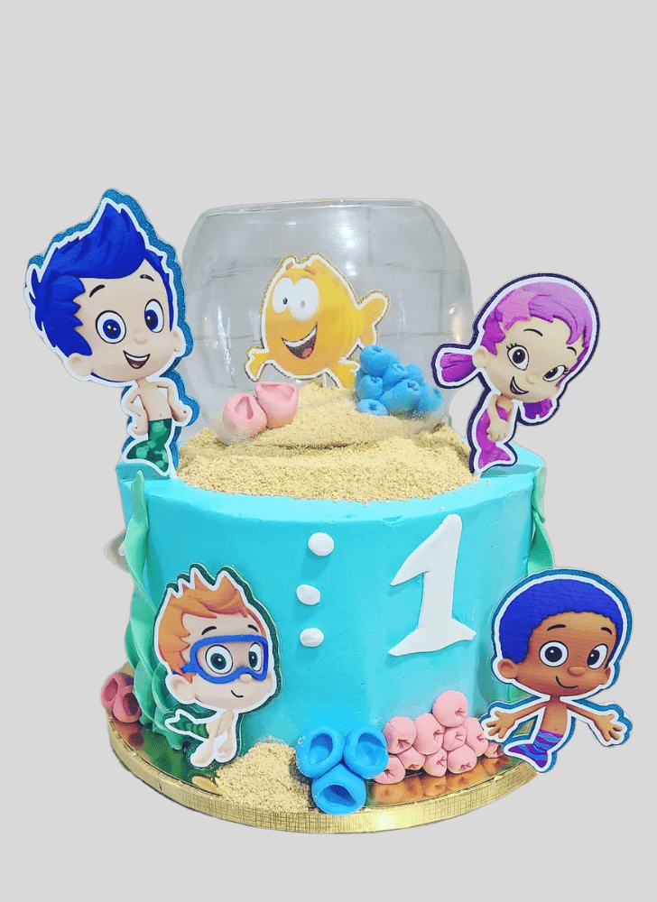 Ideal Bubble Guppies Cake
