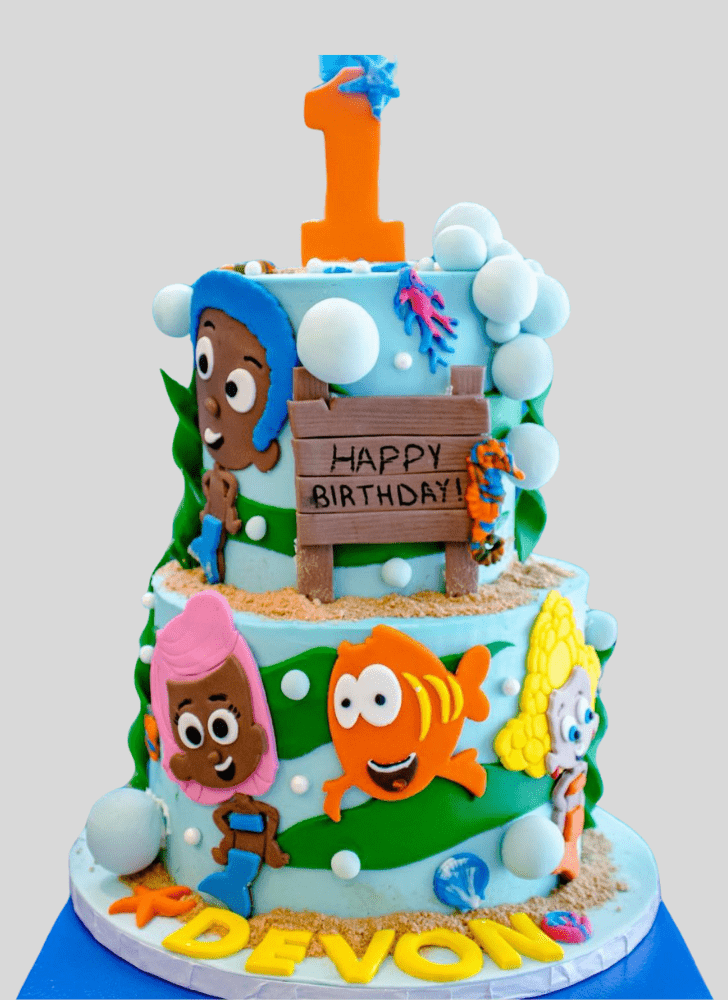 Lovely Bubble Guppies Cake Design