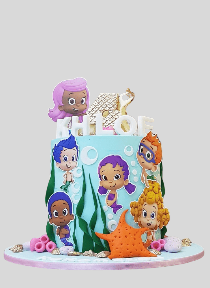 Pleasing Bubble Guppies Cake