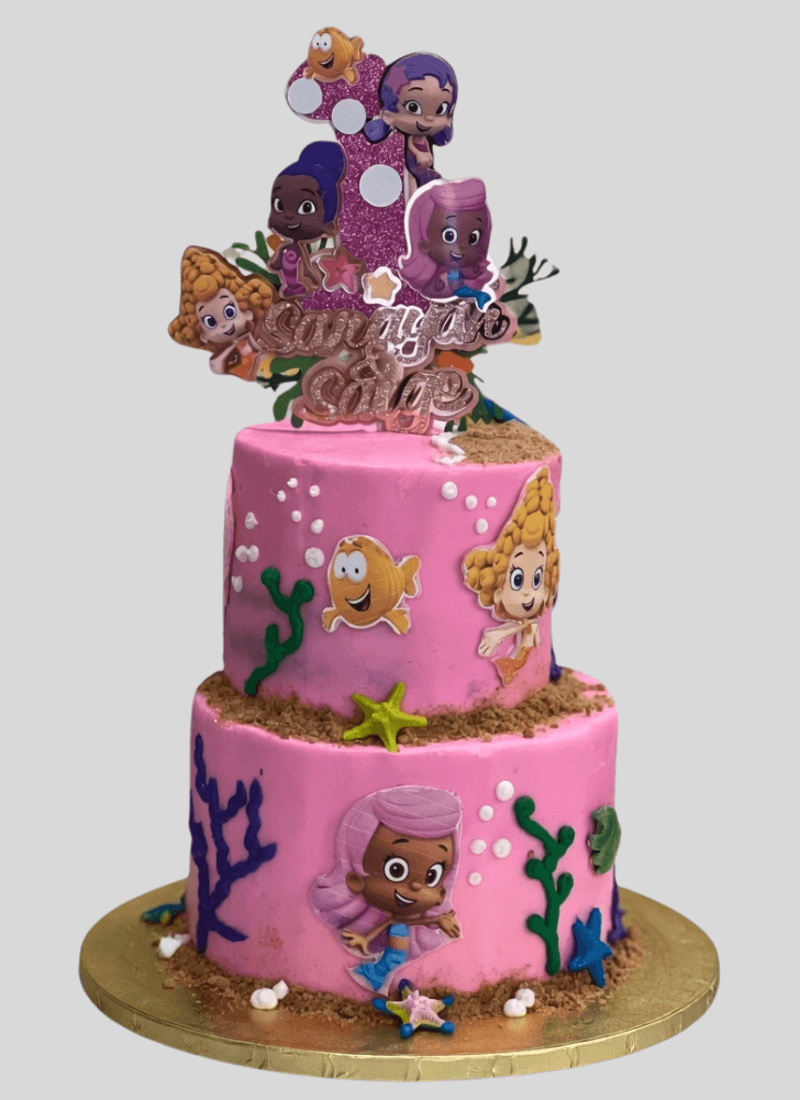 Superb Bubble Guppies Cake