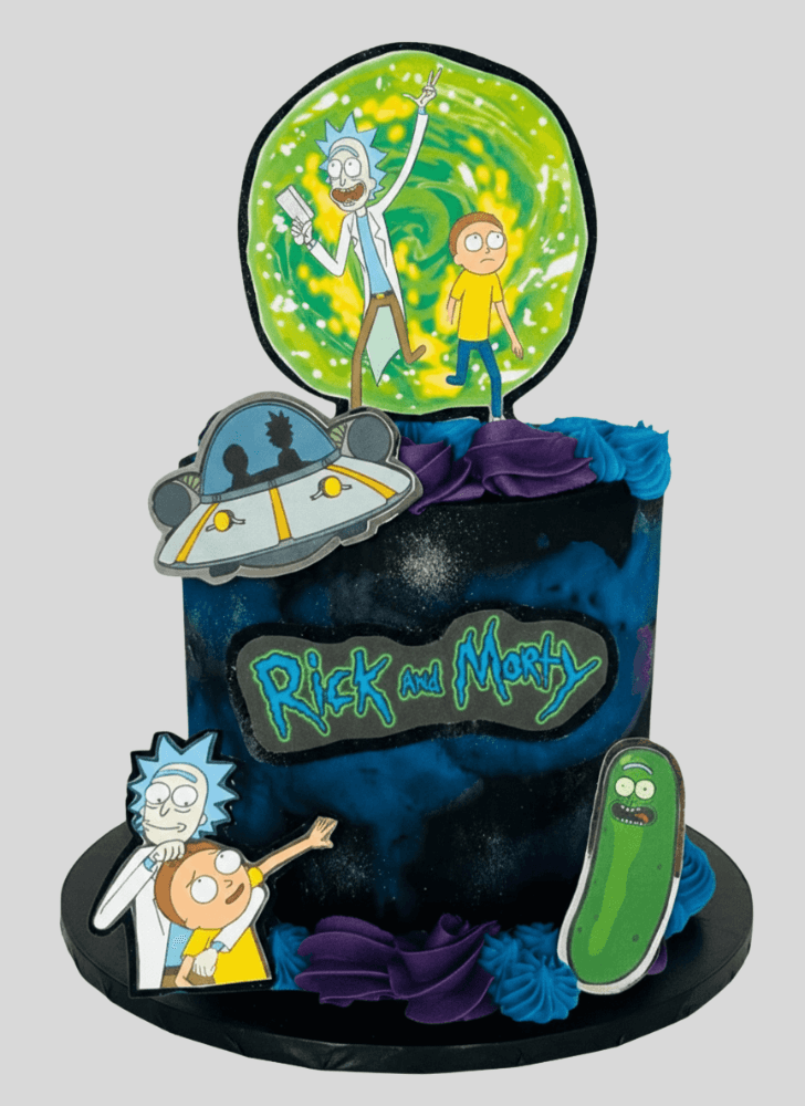 Adorable Rick and Morty Cake