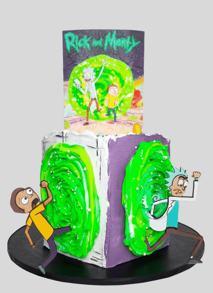 Alluring Rick and Morty Cake