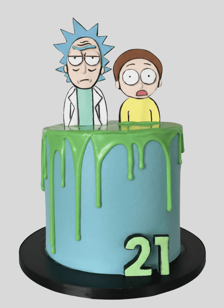 Angelic Rick and Morty Cake