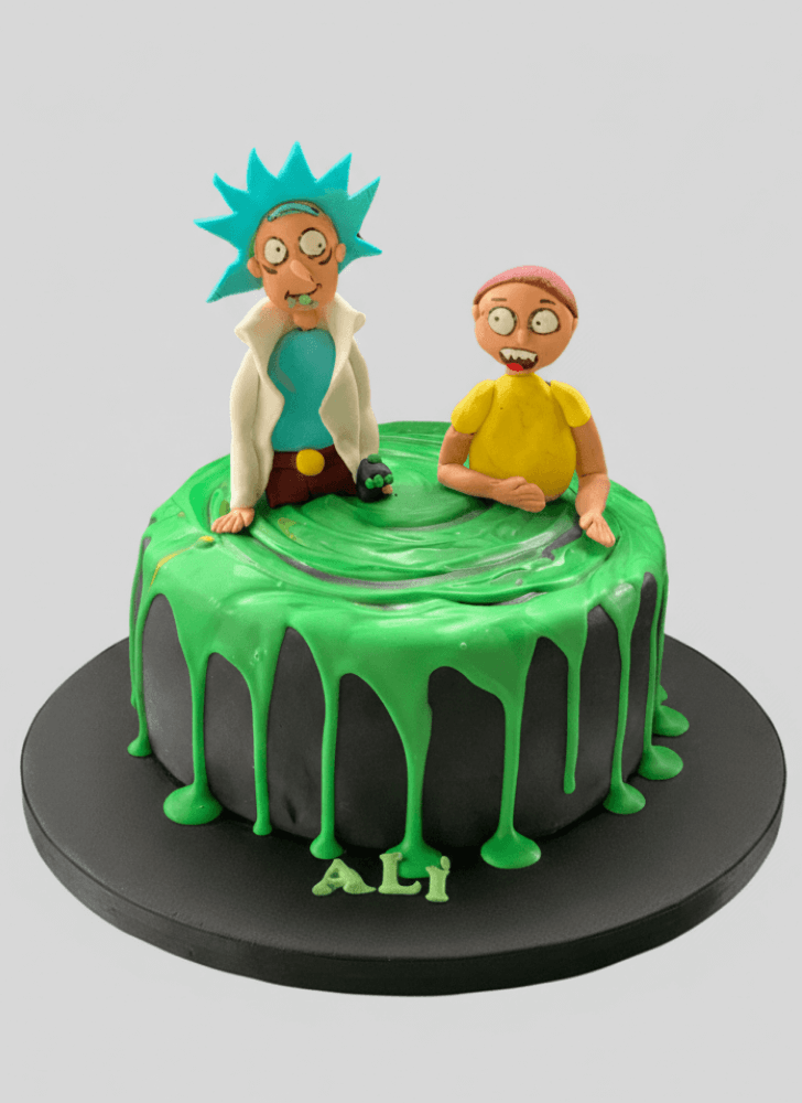 Beauteous Rick and Morty Cake