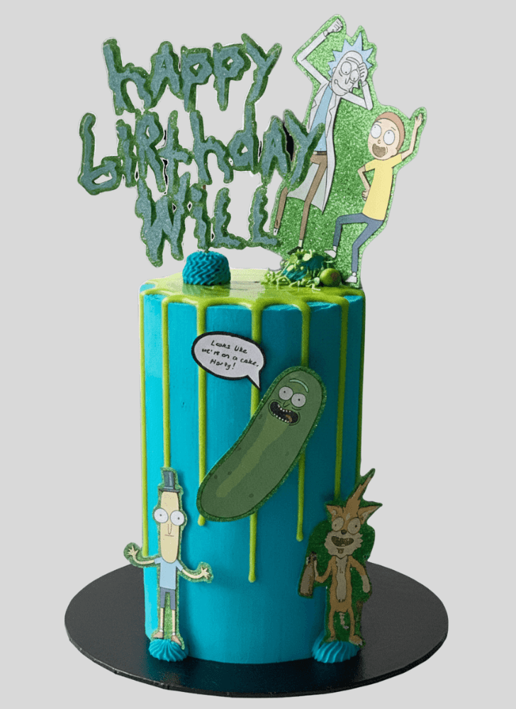 Bewitching Rick and Morty Cake
