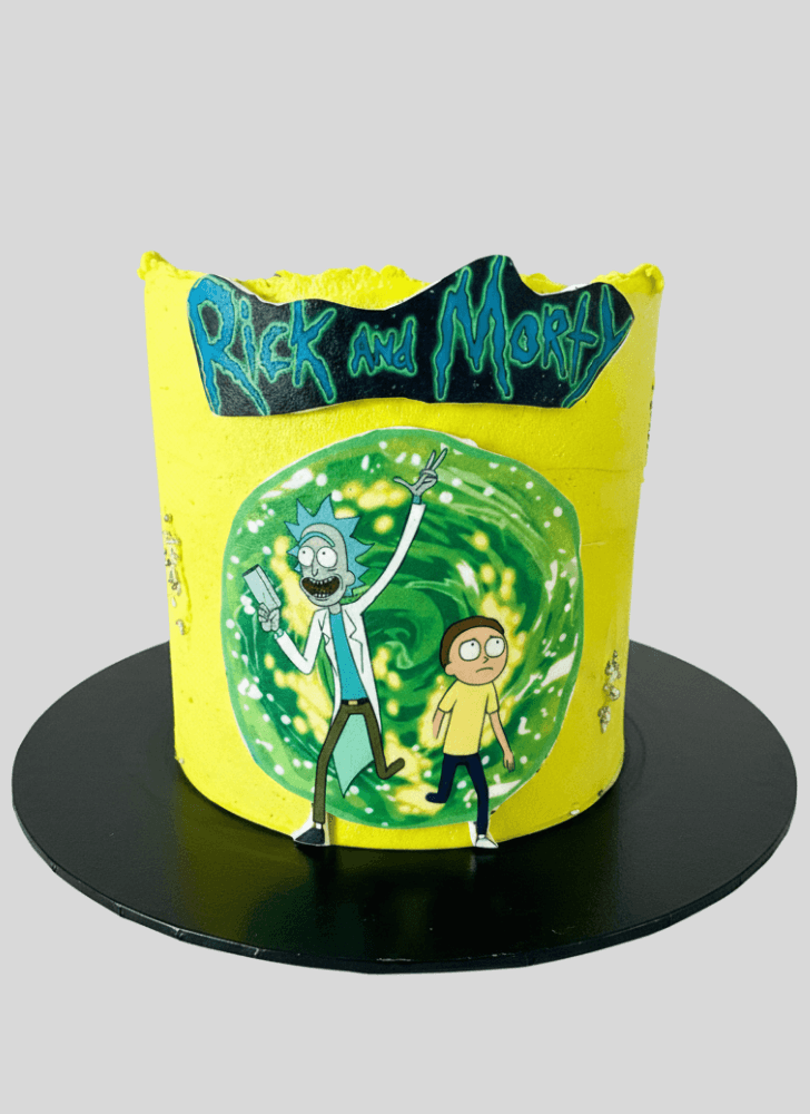 Charming Rick and Morty Cake