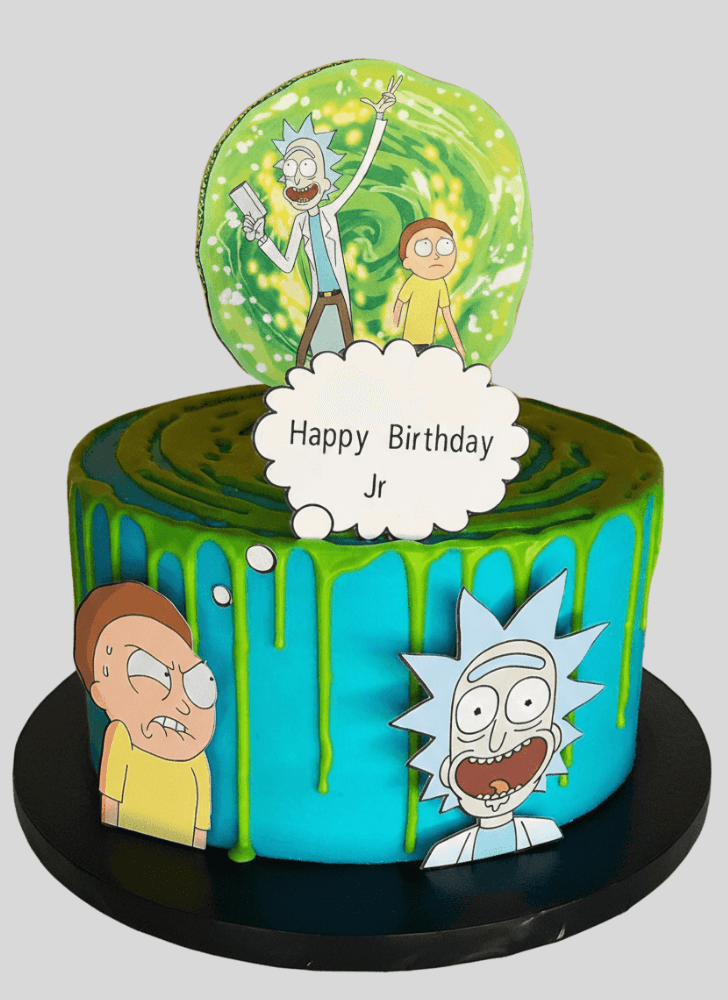 Classy Rick and Morty Cake