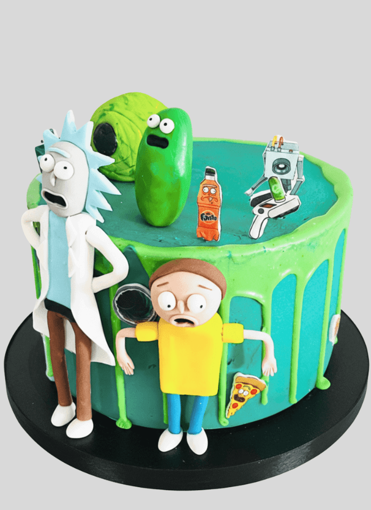 Exquisite Rick and Morty Cake