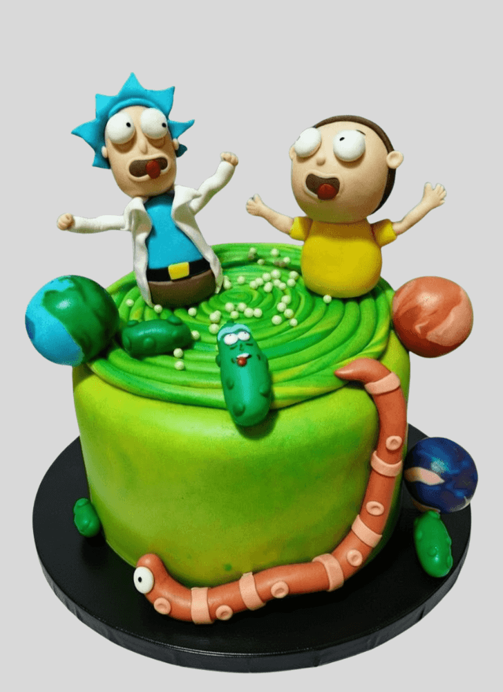 Fine Rick and Morty Cake