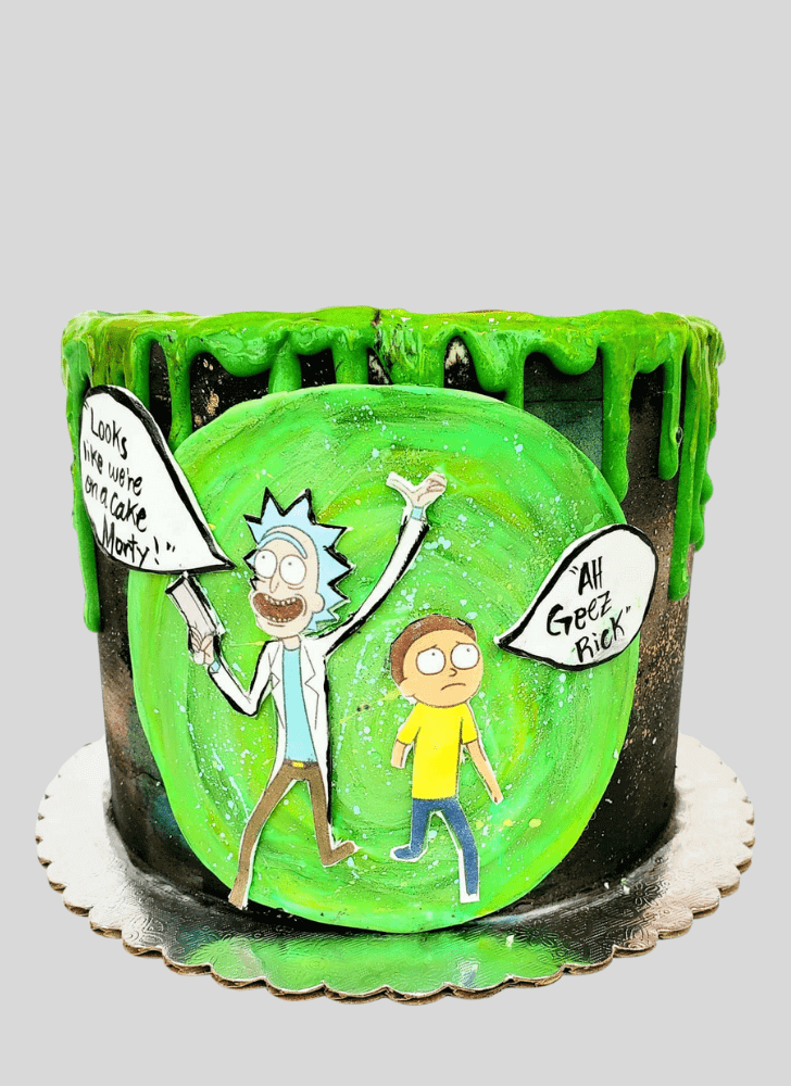 Graceful Rick and Morty Cake