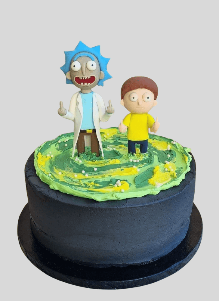 Handsome Rick and Morty Cake
