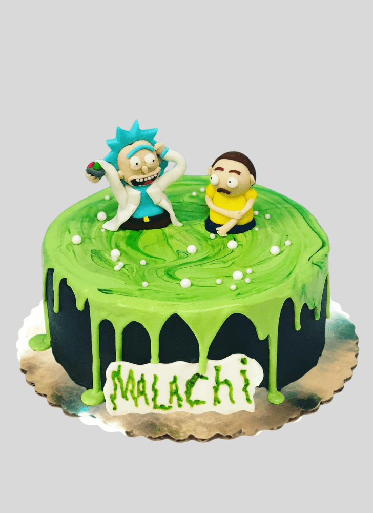 Pretty Rick and Morty Cake