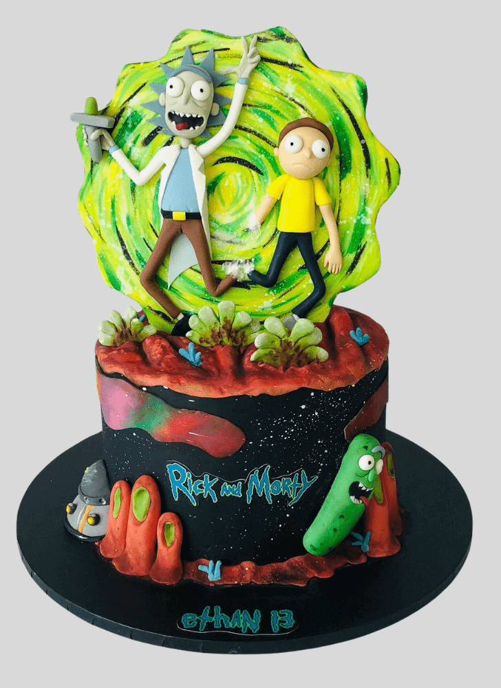 Splendid Rick and Morty Cake