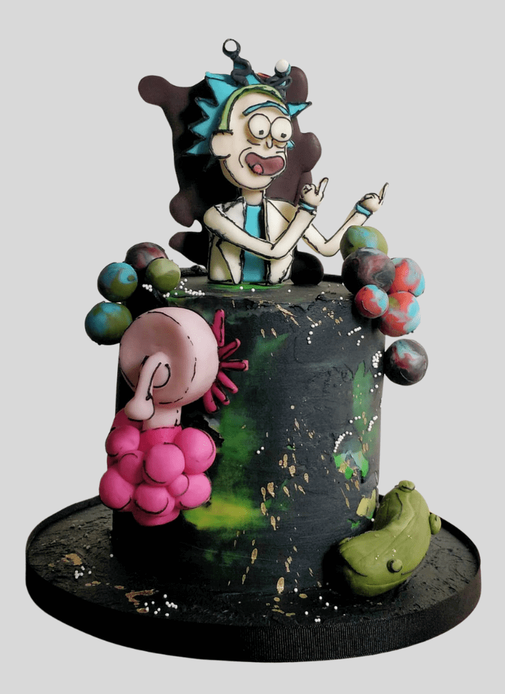 Stunning Rick and Morty Cake