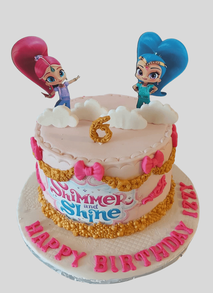Angelic Shimmer and Shine Cake