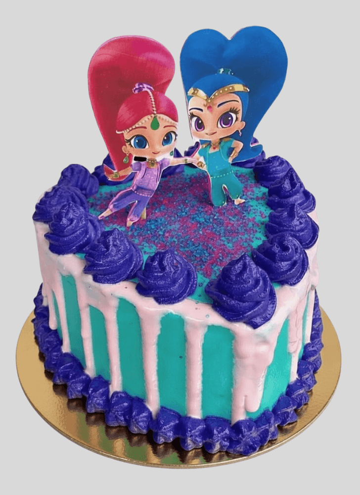 Captivating Shimmer and Shine Cake